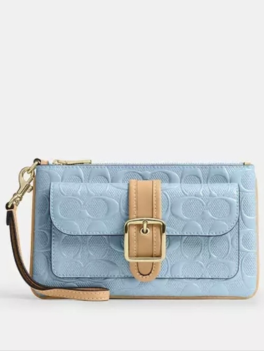 Coach Ashton Wrislet In Signature Leather
